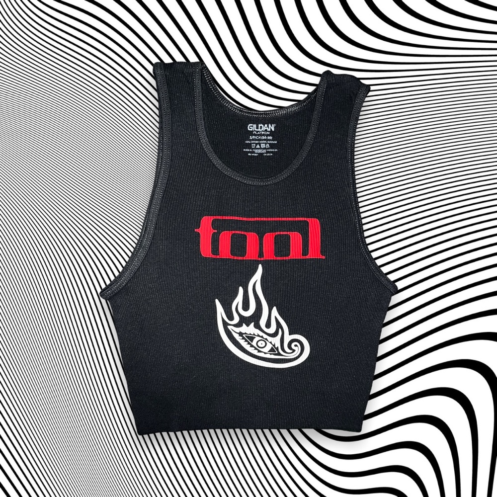 Tool Band Unisex Cropped Tank